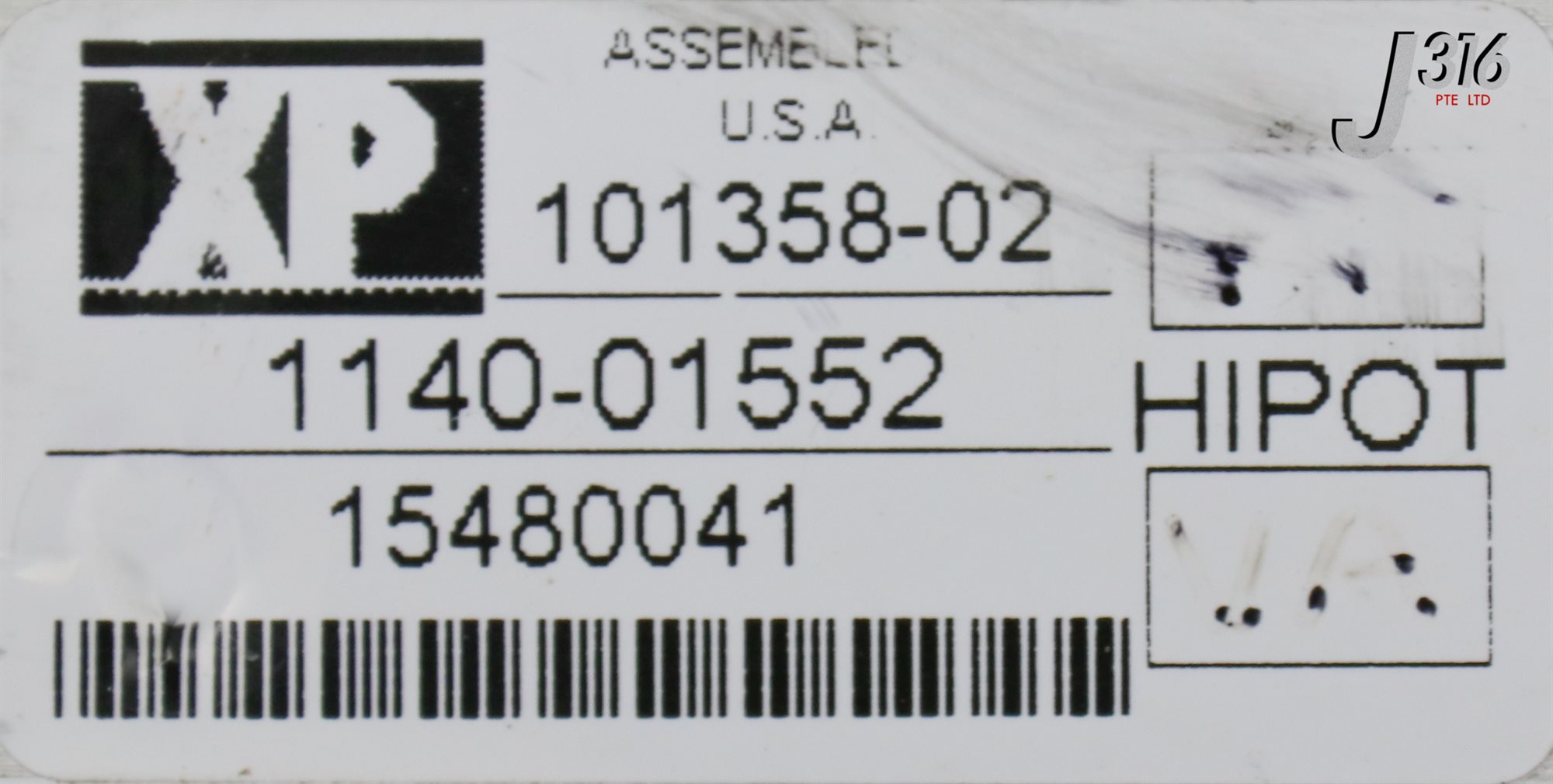 【リクエスト品】 22031 XP POWER PS 24V 8A PN: 1000561 AMAT PN: 1140-01552 PARTS